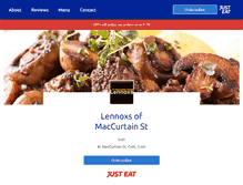 Tablet Screenshot of lennoxstakeaway.com